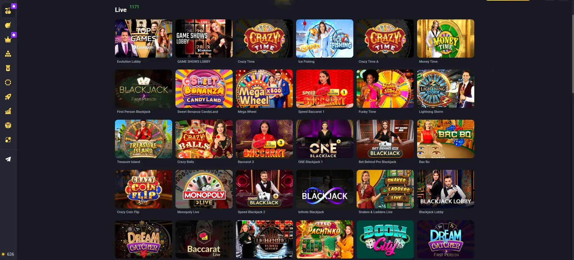 Интерфейс игровых автоматов Байкал казино на экране